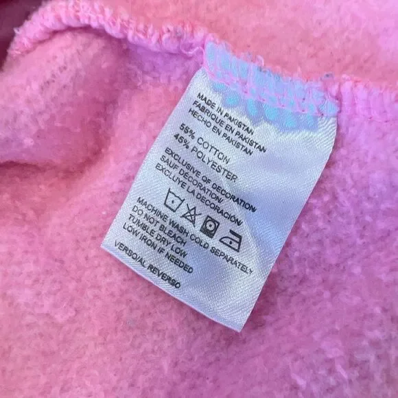 Pacific & Co Coachella Palm Springs Embroidered Pink Hoodie Unisex Size XLarge - Picture 3 of 5